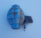 EL BOMBASI - Çöplükte Pimi Çekilmiş El Bombası Bulundu