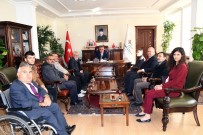 AYKUT PEKMEZ - Engelli Dernekleri Yöneticilerinden Vali Pekmez'e Ziyaret