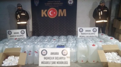 Ankara'da sahte içki operasyonu!