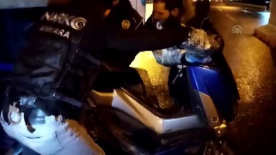 Ankara'da Yolcu Otobüsü Bagajındaki Motosikletten Uyuşturucu Çıktı