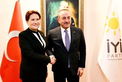 Bakan Çavuşoğlu İYİ Parti Genel Başkanı Meral Akşener İle Görüştü