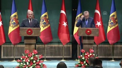 Erdoğan, Moldova Cumhurbaşkanı Dodon İle Ortak Basın Toplantısında Konuştu Açıklaması