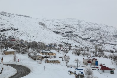 Tunceli'nin İlçelerinde Kar Kalınlığı 1 Metreye Yaklaştı