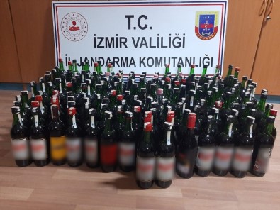 Bergama'da Kaçak Şarap Operasyonu
