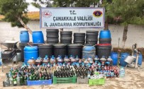 KAÇAK ŞARAP - Çanakkale'de Kaçak İçki Operasyonu Açıklaması 4 Gözaltı