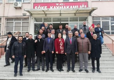 MHP İl Başkanı Haluk Alıcık Söke'de Ziyaretlerde Bulundu