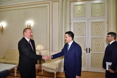 Azerbaycan Cumhurbaşkanı Aliyev, Tarım Ve Orman Bakanı Pakdemirli'yi Kabul Etti