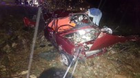 Isparta'da Otomobil Takla Atarak Şarampole Yuvarlandı Açıklaması 3 Yaralı