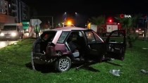 Manisa'da Tır İle Otomobilin Çarpıştığı Kazada 2 Kişi Yaralandı