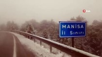 Manisa'ya Mevsimin İlk Karı Düştü