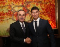 BAKANLAR KONSEYİ - Bakan Çavuşoğlu, Kırgız Mevkidaşı Aidarbekov İle Görüştü