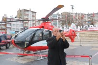 PALETLİ AMBULANS - Kent Merkezine İnen Hava Ambulansı Görücüye Çıktı