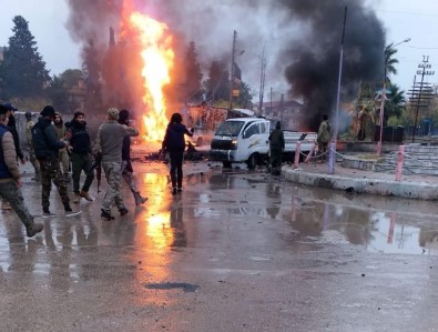 Rasulayn'da 2 Bomba Yüklü Araç Patladı Açıklaması 1 Ölü, 6 Yaralı