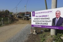 YOL YAPIMI - Serçeköy'de Yollar Yenileniyor