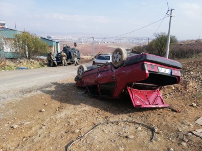 Siirt'te Araç Takla Attı Açıklaması 1 Yaralı