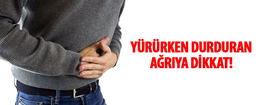 Yürürken durduran ağrıya dikkat