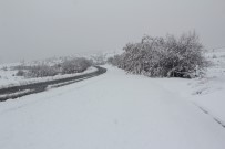 KAR KALINLIĞI - 81 Köy Yolunun Kapandığı Elazığ'da Kar Mesaisi Başladı