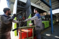 KIŞ LASTİĞİ - Büyükşehir Otobüsleri Kışa Hazır