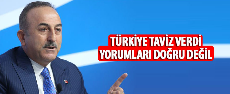 Dışişleri Bakanı Çavuşoğlu: (NATO planları) Türkiye taviz verdi yorumları doğru değil