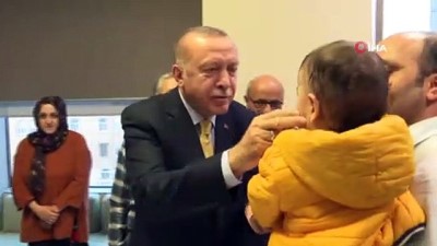 Cumhurbaşkanı Erdoğan, Hasta Ziyaretlerinde Bulundu