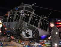 Otobüs TIR’la çarpıştı: Ölü ve yaralılar var Haberi