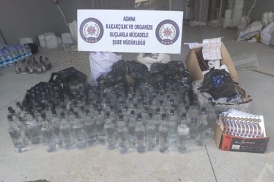 Adana'da 3 Litre Kaçak Viski Aroması Ele Geçirildi