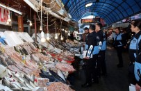 BALIK PAZARI - Akdeniz'de Balık Hali Ve Kasaplar Çarşısı Denetlendi
