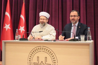 Diyanet İle Gençlik Ve Spor Bakanlığı Gençler İçin Protokol İmzaladı