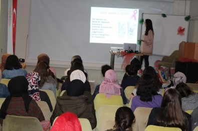 SUBÜ Öğrencileri Meme Kanserine Dikkat Çektiler