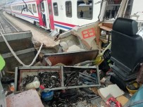 Tren Rayında Kaza Açıklaması 1 Ölü 3 Yaralı Haberi