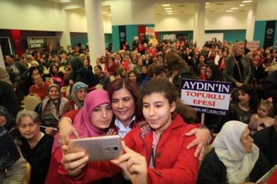 Başkan Çerçioğlu, Efeler'de Kadınlarla Bir Araya Geldi