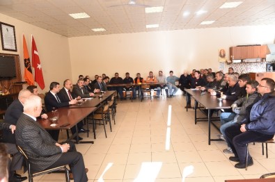Belediye Başkanı Tahsin Babaş, Karayolları 15. Bölge Müdürlüğü'nü Ziyaret Etti