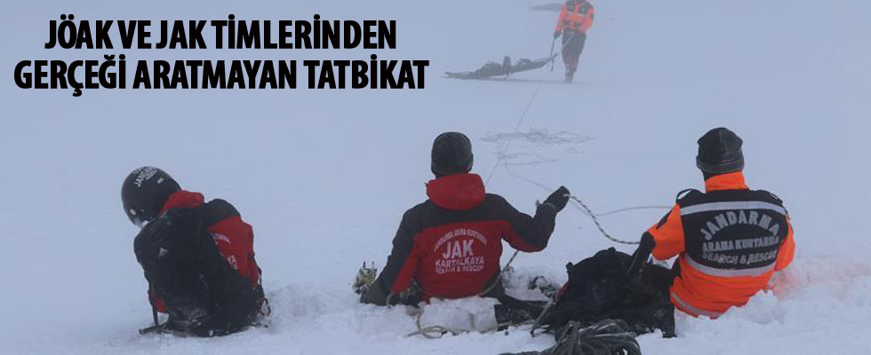 JÖAK ve JAK timlerinden gerçeği aratmayan tatbikat