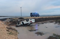 Otomobil Şarampole Uçtu, Aynı Aileden 7 Kişi Yaralandı