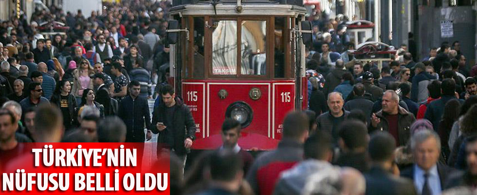 Türkiye'nin nüfusu 82 milyon oldu