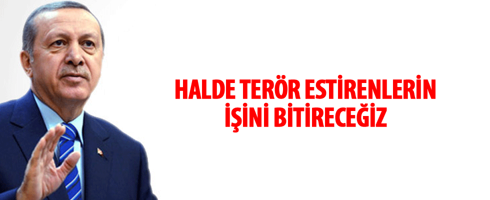 Cumhurbaşkanı Erdoğan: Halde terör estirenlerin işini bitireceğiz