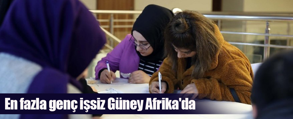 En fazla genç işsiz Güney Afrika'da