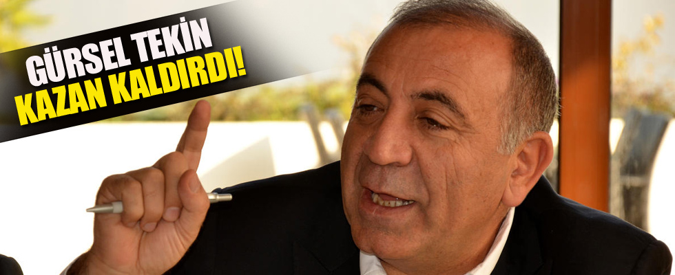 Gürsel Tekin CHP'de kazan kaldırdı