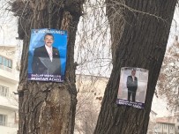 MAKINIST - Muhtar Adayının Afişleri Ağaçlara Asmasına Tepki