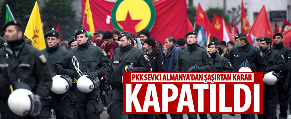 Almanya'da PKK'ya darbe!
