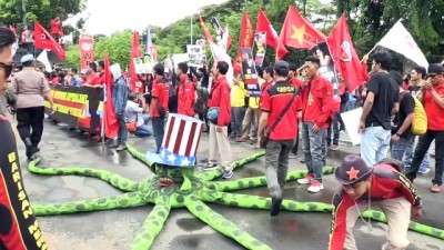 Endonezya'da ABD karşıtı gösteri