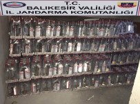KAÇAK İÇKİ - Gönen'de Kaçak İçki Operasyonu