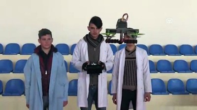 Teknoloji meraklısı öğrenciler drone yarışmasına hazırlanıyor