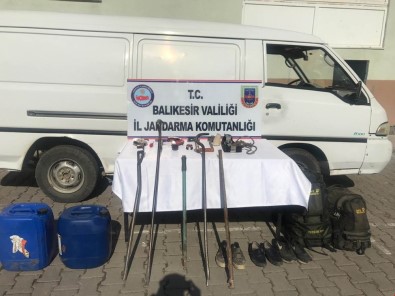 Balıkesir'de Kablo Hırsızı Yakalandı