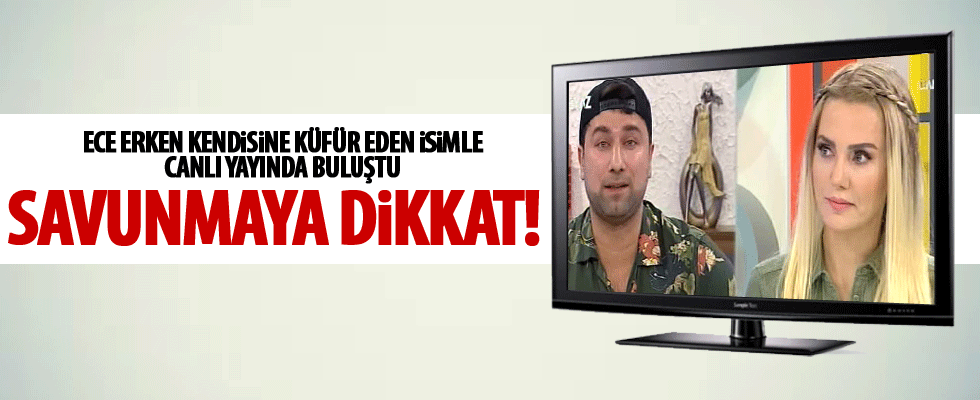 Canlı yayında ilginç buluşma!