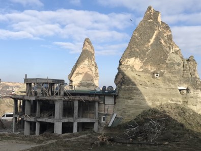 Kapadokya'daki Otel İnşaatı Durduruldu