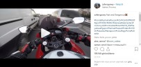 Motosiklet dehşeti kamerada!