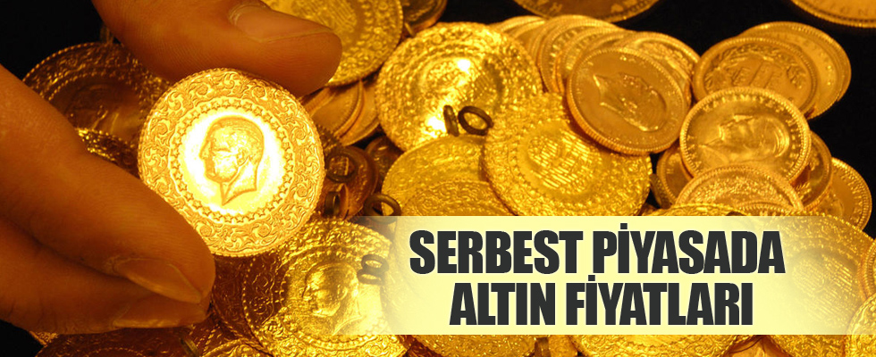 Serbest piyasada altın fiyatları