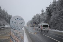 KARANLıKDERE - Bolu Dağı'nda Kar Yağışı