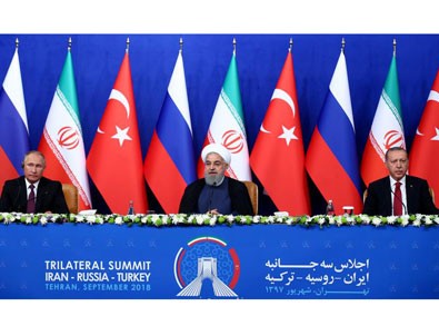 'Suriye' konulu Türkiye-Rusya-İran Üçlü Zirvesi yapıldı